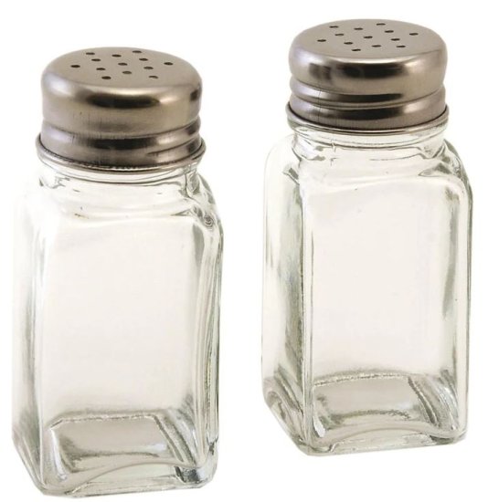 (image for) CHEF AID SALT&PEPPER SHAKERS - 2PK