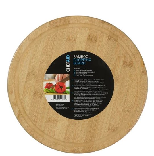 (image for) CHEF AID CHOPPING BOARD BAMBOO - 30CM