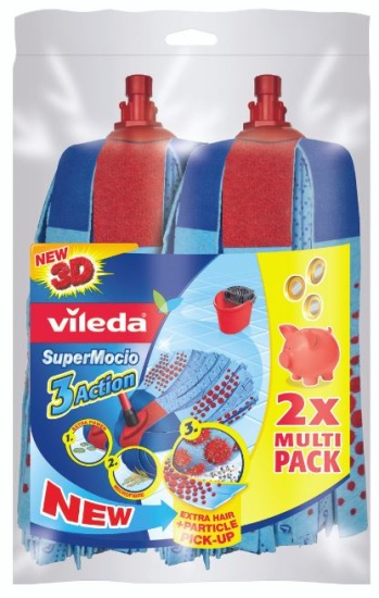 (image for) VILEDA SUPERMOCIO TWIN REFILL