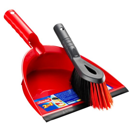 (image for) VILEDA DUSTPAN & HAND BRUSH - STD