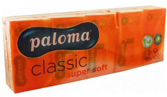(image for) PALOMA POCKET TISSUE 3PLY - 10S