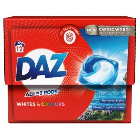 (image for) DAZ ALLIN1 PODS WHITES/COLOURS - 12S