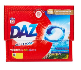 (image for) DAZ ALLIN1 PODS WHITES & COLOURS - 12W