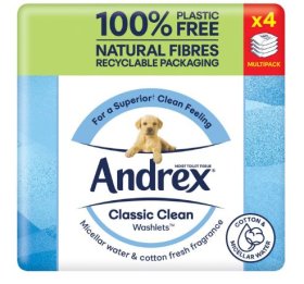 (image for) ANDREX WASHLETS CLASSIC CLEAN - 36S