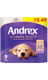 (image for) ANDREX TOILET ROLL ULTIMATE QUILTS PM5.49 - 9ROLL