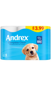 (image for) ANDREX TOILET ROLL COMPLETE CLEAN PM3.99 - 6ROLL