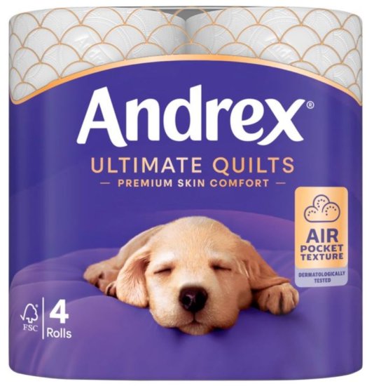 (image for) ANDREX T/ROLL ULTIMATE QUILTS - 4S