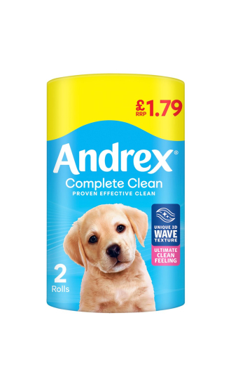 (image for) ANDREX TOILET ROLL CLASSIC CLEAN PM1.79 - 2ROLL