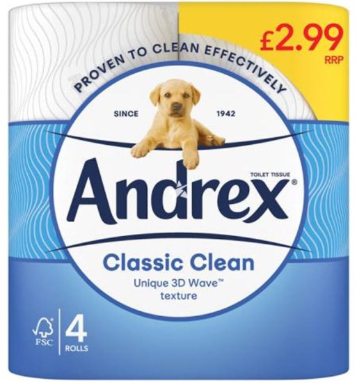 (image for) ANDREX T/ROLL CLASSI CLNPM2.99 - 4S