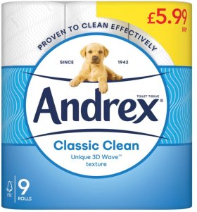 (image for) ANDREX T/ROLL C/CLN WHI PM5.99 - 9S