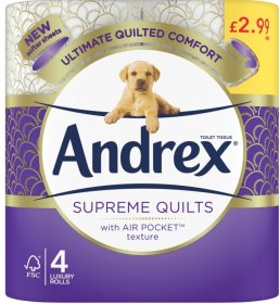 (image for) ANDREX T/ROLL SUP QUILT PM2.99 - 4S