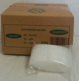 (image for) MP POLY GRIP SEAL BAG 25X25MM - DD25