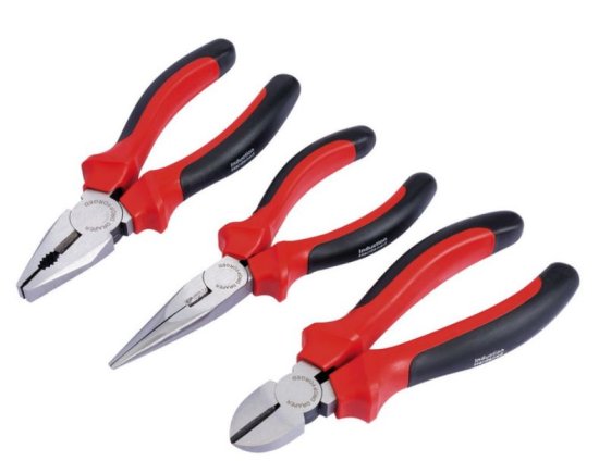 (image for) REDLINE PLIERS SET 3PCS - 160MM