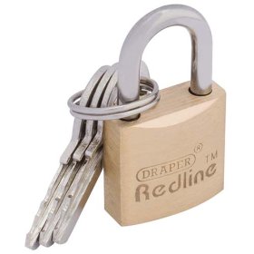 (image for) REDLINE BRASS PADLOCK - 20MM