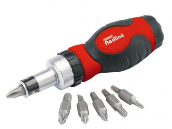 (image for) REDLINE RATCHET SCREDRIVER D/E - 6PC