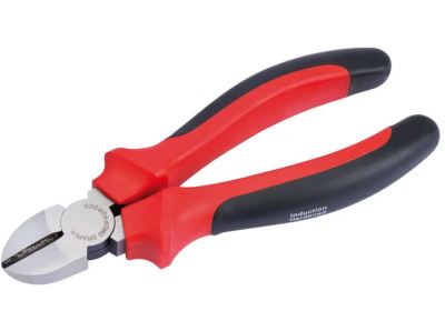 (image for) DRAPER REDLINE DIAGONAL SIDE CUTTER WITH SOFT GRIP HANDLES -160MM