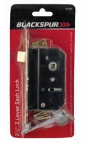 (image for) BLKSPUR 3 LEVER SASH LOCK - 2.5"