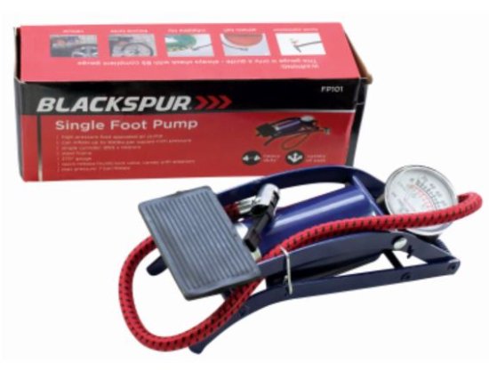 (image for) BLKSPUR FOOT PUMP SINGLE - STD