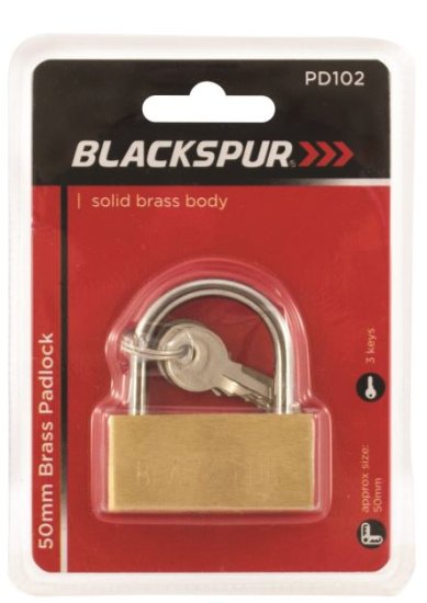 (image for) BRASS PADLOCK - 50MM