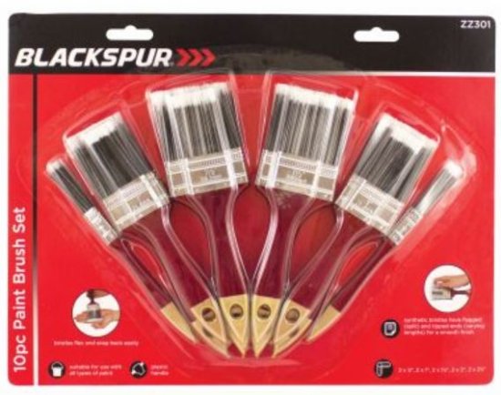 (image for) BLKSPUR P/BRUSH SET 10PCS - 10PCS