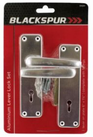 (image for) BLKSPUR LEVER LOCK ALUMINIUM - 6X1.5"