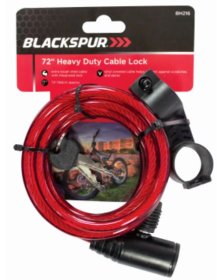 (image for) BLKSPUR BICYCLE CABLE LOCK - 1.8M