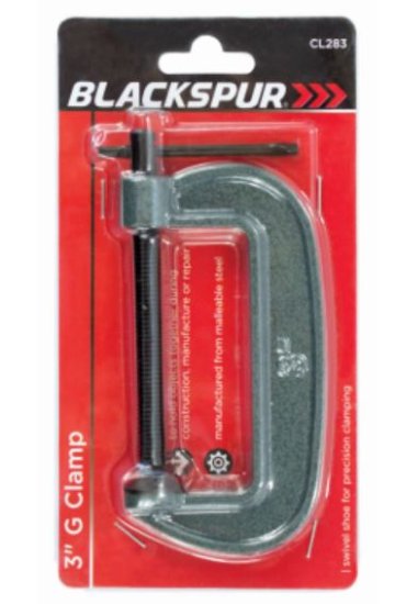 (image for) BLKSPUR G CLAMP - 3\"