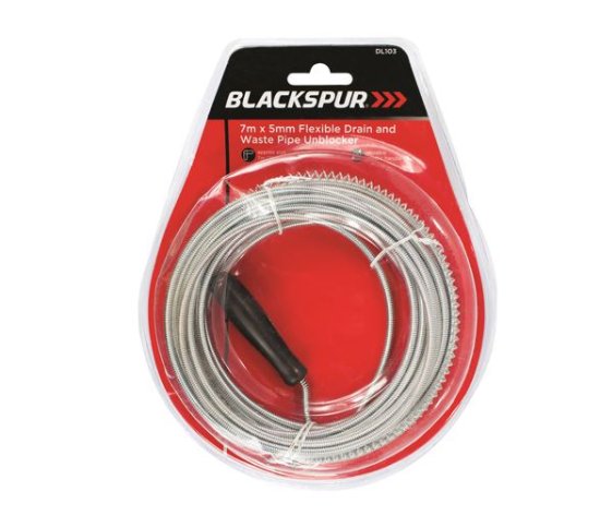 (image for) BLKSPUR FLEX DRAIN&PIPE UNBLOC - 7MX5MM