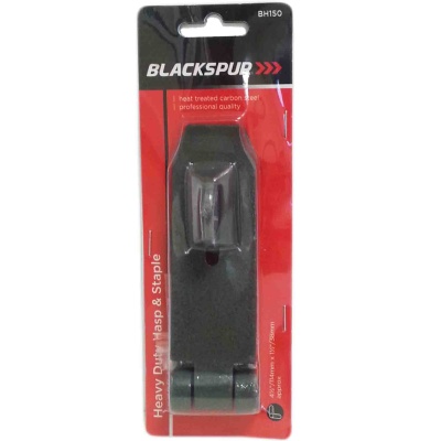 (image for) BLKSPUR HASP&STAPLE H/DUTY