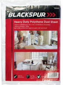 (image for) BLKSPUR DUST SHEET POLYTHENE - DS150