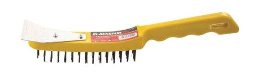 (image for) BLKSPUR PLASTIC WIRE BRUSH+SCR - STD