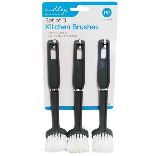 (image for) ASHLEY KITCHEN BRUSH SET 3PCS - 3PCS