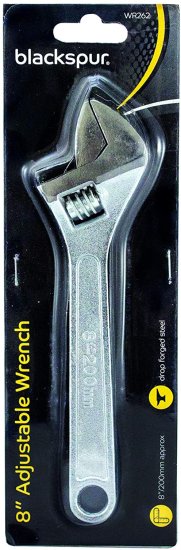 (image for) BLKSPUR ADJUSTABLE WRENCH - 200MM