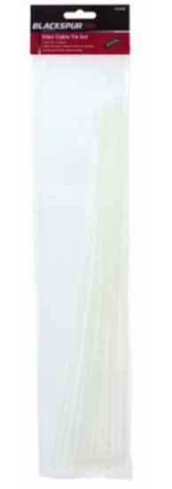 (image for) BLKSPUR CABLE TIE WHITE 30S - 15\"