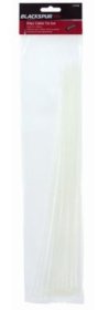(image for) BLKSPUR CABLE TIE WHITE 30S - 15"