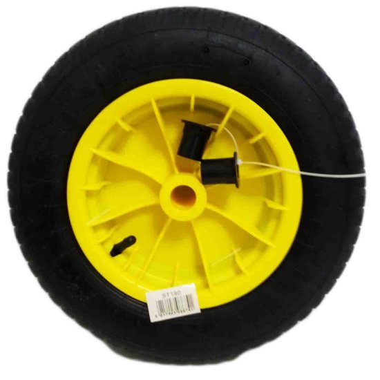 (image for) PNEUMATIC WHEEL YELLOW - 14\"