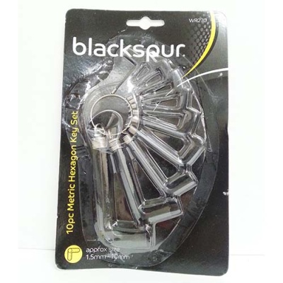 (image for) BLKSPUR HEXAGON KEY SET 10S