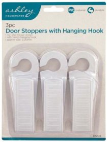 (image for) ASHLEY DOOR STOPPER+HANG HOOK - 3PCS