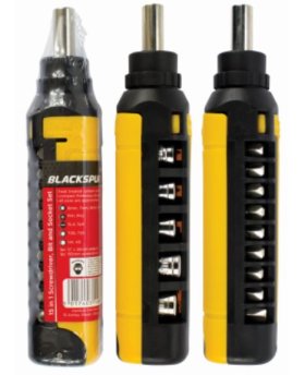 (image for) BLACKSPUR 15 IN 1 SCREWDRIVER,BIT & SOCKET SET - STD