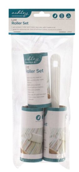 (image for) ASHLEY LINT ROLLER SET+REFILL - STD