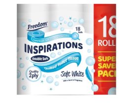 (image for) FREEDOM T/ROLL INSP WHITE 2PLY - 18S