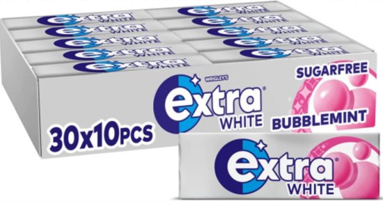 (image for) EXTRA WHITE BUBBLEMINT 10S - 14G