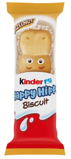 (image for) KINDER HAPPY HIPPO BISCUIT HAZELNUT - 20.7G