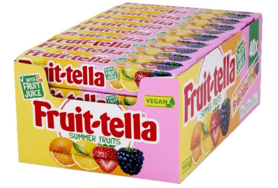 (image for) FRUITTELLA SUMMER FRUIT VEGAN - 41G