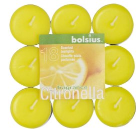 (image for) BOLSIUS TEALIGHT CANDLE CITRON - 18S