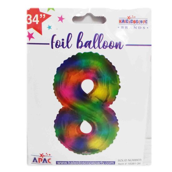 (image for) FOIL BALLOON \'8\'- ROSE GOLD - 34\"