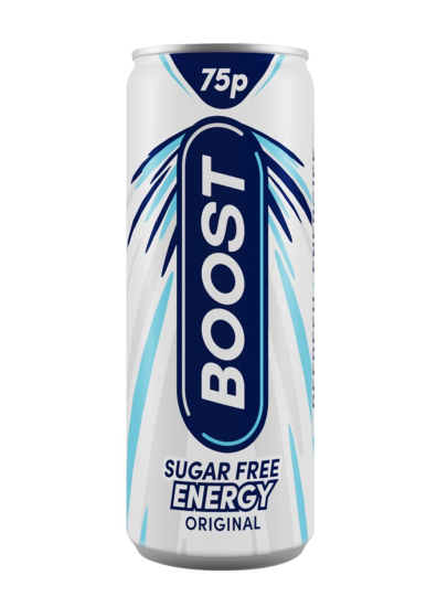 (image for) BOOST ENERGY SUGAR FREE CAN PM75P - 250ML