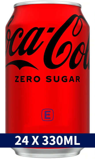 (image for) ZERO COKE CAN GB - 330ML