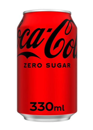 (image for) ZERO COKE CAN GB - 330ML