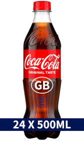 (image for) COKE BOTTLE GB - 500ML
